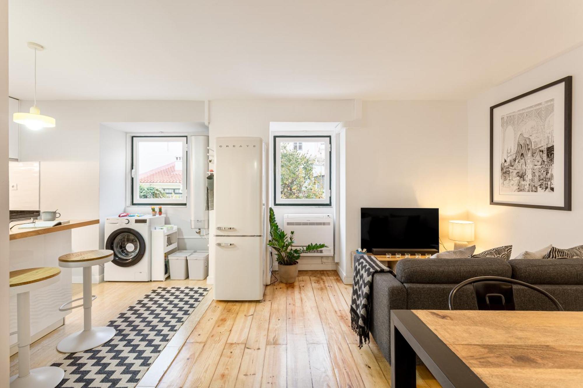 Апартаменты Joivy Bohemian Flat With Study Near The Centre Лиссабон